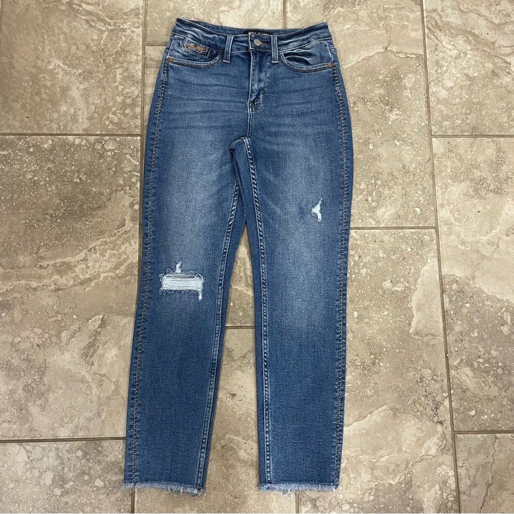 Judy Blue Howdy Boyfriend Fit high waist sz 25